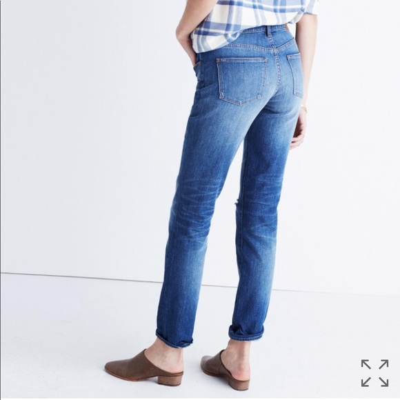 Madewell Slim Boyjean in Brinville wash Sz 30 EUC - Picture 3 of 6